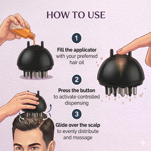 Scalp Applicator Massager